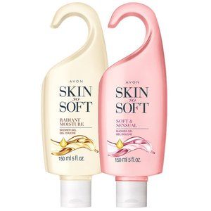 Avon Skin So Soft - Soft & Sensual + Radiant Moisture Shower Gel Duo Set